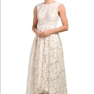 JS Collections Embroidered Organza Gown